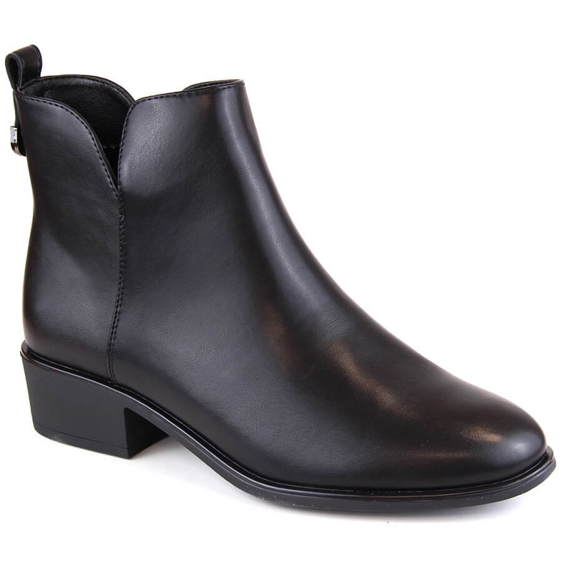 Isolierte Chelsea-Stiefel für Damen, schwarz, Sergio Leone BT606