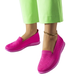 Inna Aoife-Sneaker aus rosafarbenem Stoff