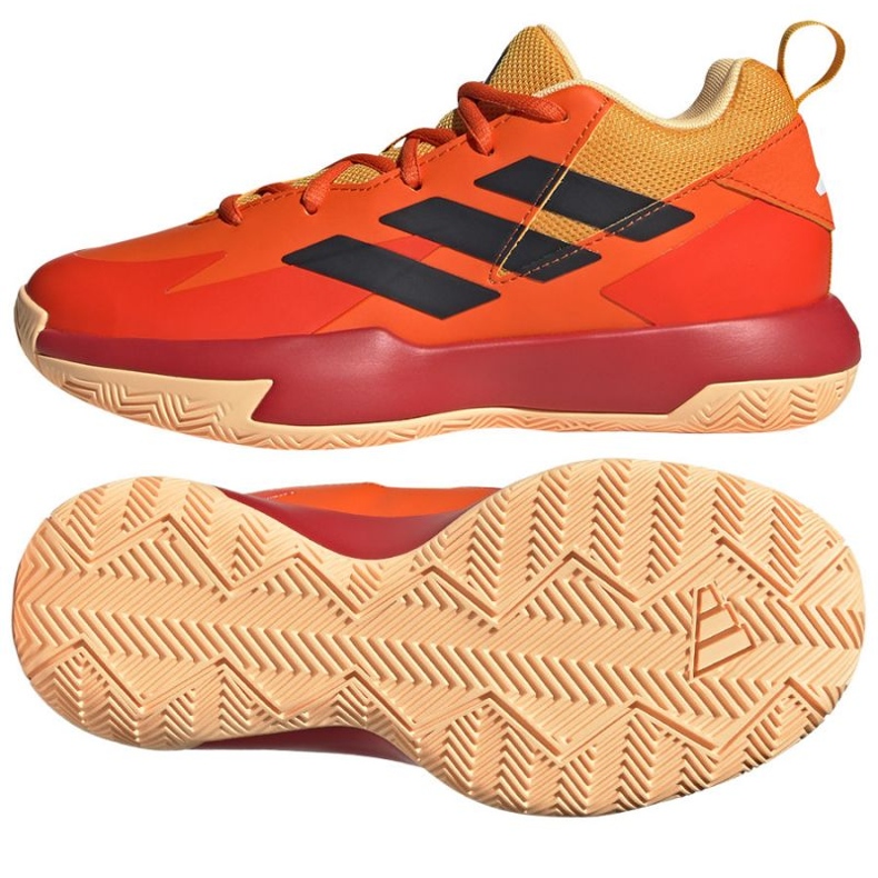 Adidas Cross Em Up Select Jr IE9274 Basketballschuhe orange