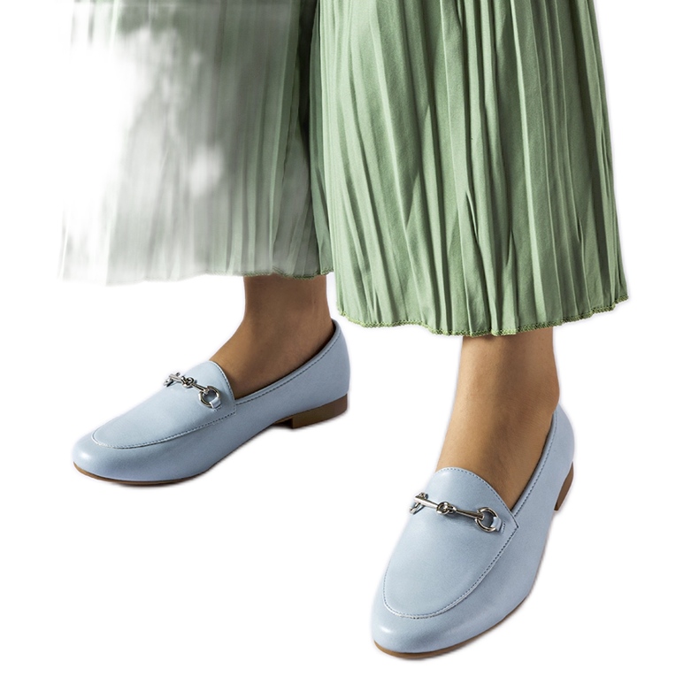 Blaue Vinceza-Loafer