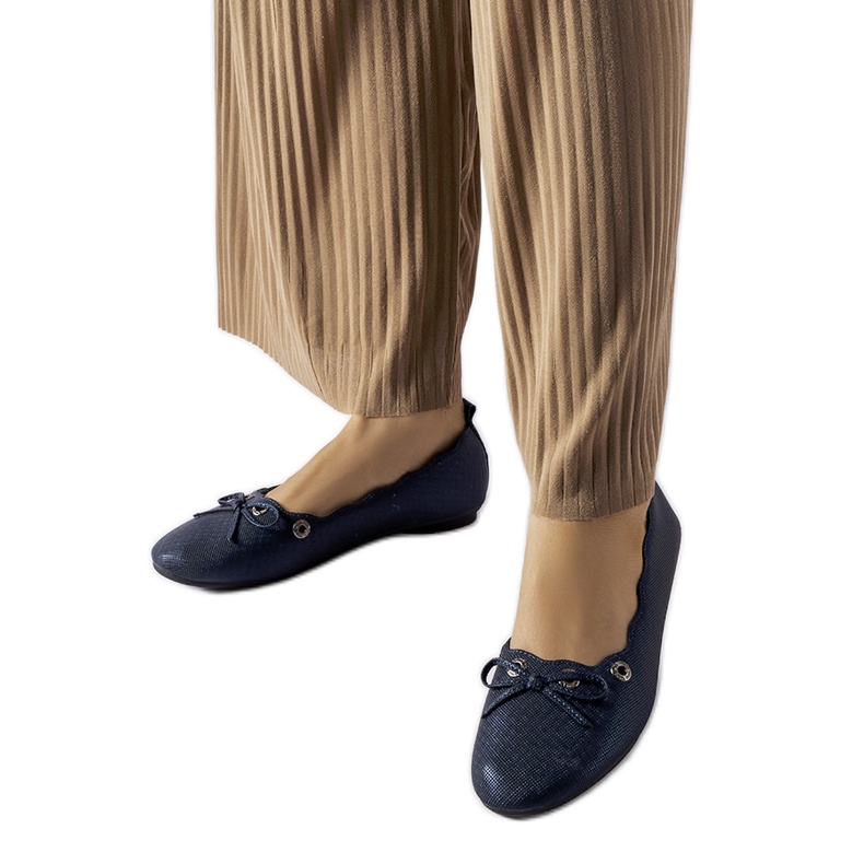 Marineblaue Ballerinas von Toft