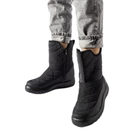 Schwarze Damen-Schneestiefel Debra