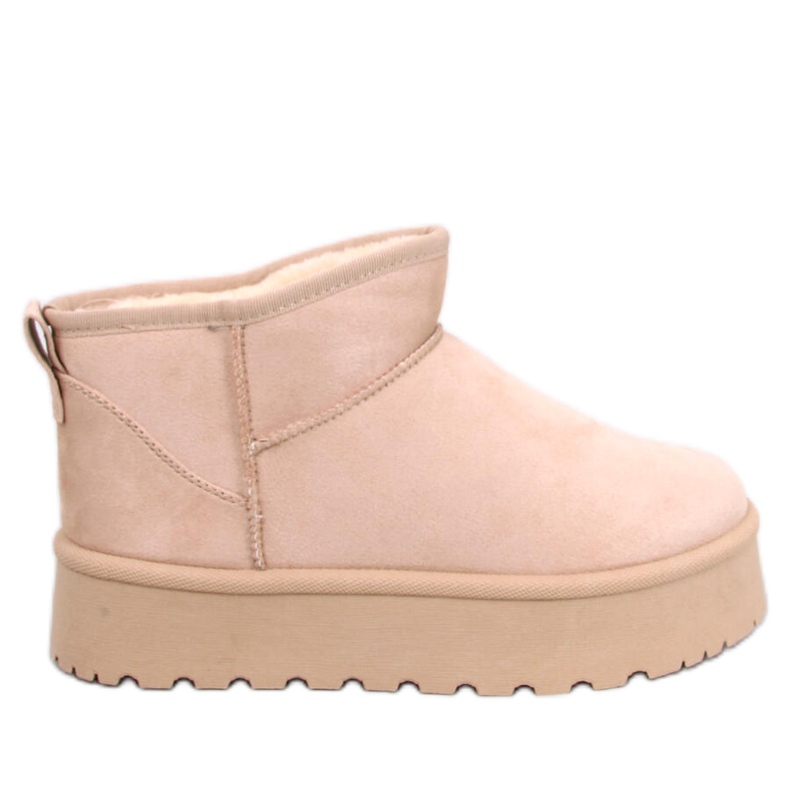 Plateau-Schneestiefel Solnis Beige