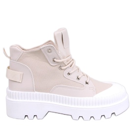 Tinli Beige High-Top-Sneaker