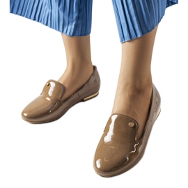 Braune Lackschuhe Lang