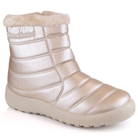 Wasserdichte Lack-Schneestiefel News W EVE181E beige