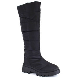 Big Star W INT1934 schwarze isolierte hohe Schneestiefel