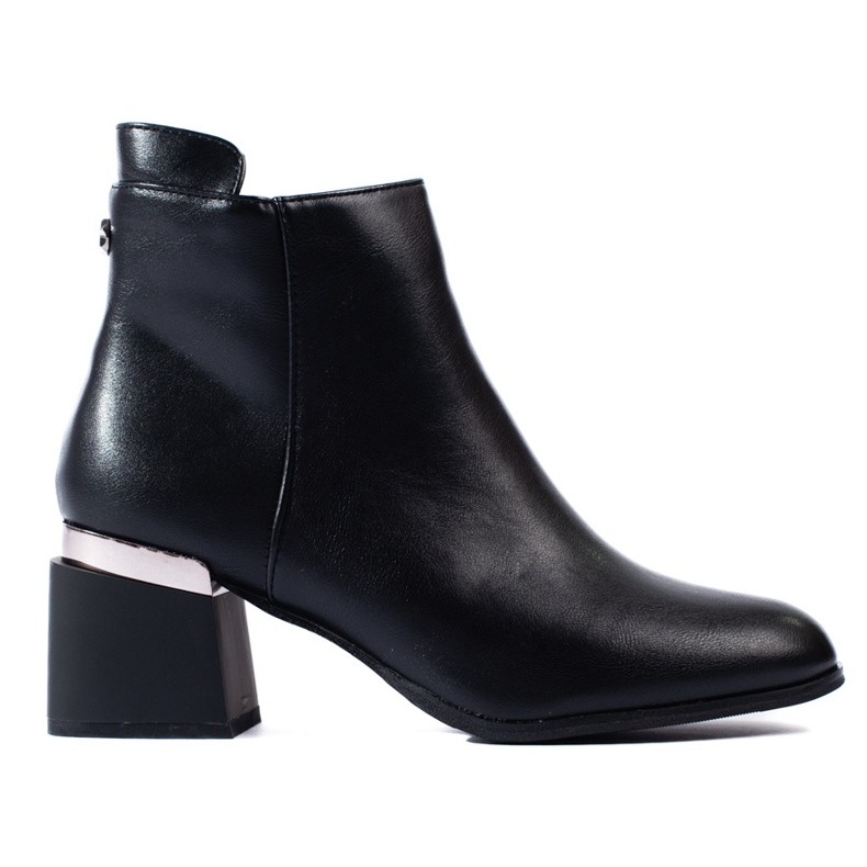 Schwarze, klassische Shelovet-Stiefeletten für Damen
