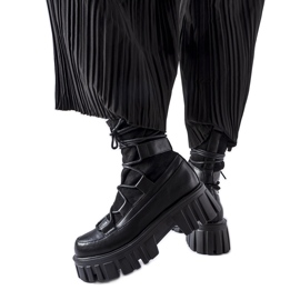 Schwarze Sock-Boots mit Colce-Profil