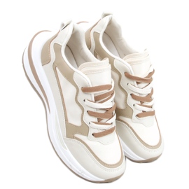 Ekani Beige Turnschuhe