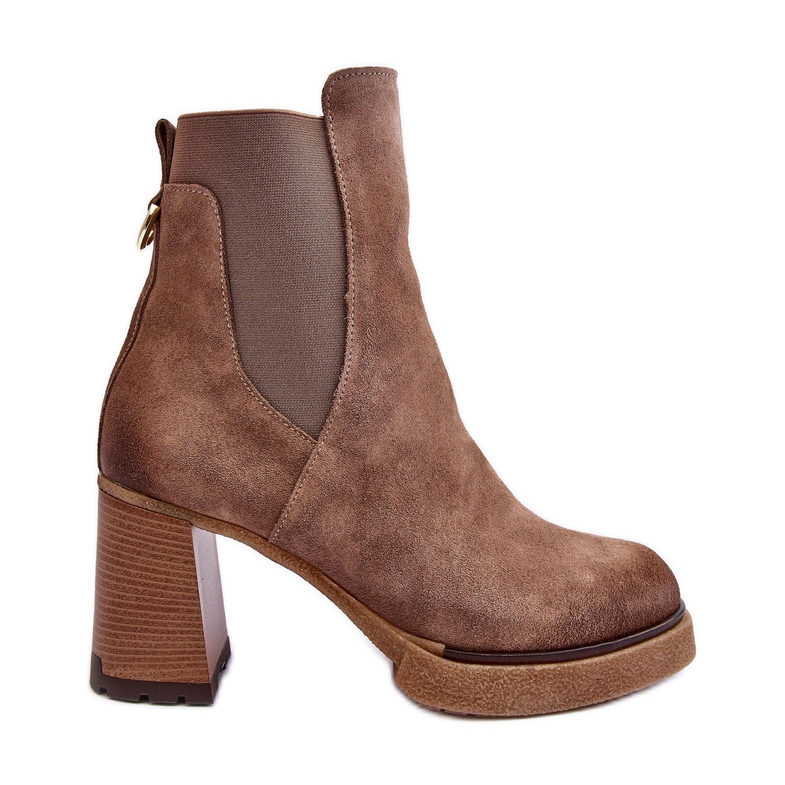 Wildleder Stiefeletten Braun Lemar Liresa