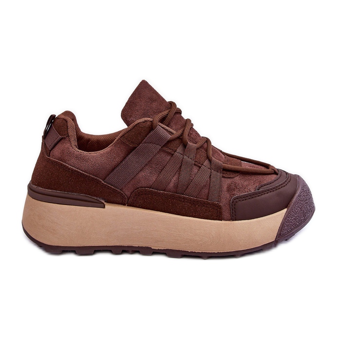 PS1 Damen-Sportschuhe aus Wildleder auf der Plattform Brown Rohan braun