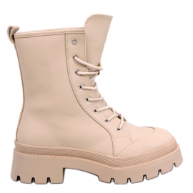 Parsons Beige Arbeitsstiefel zum Schnüren