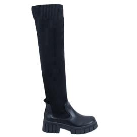 Stiefel mit flexiblem Obermaterial Rozier Black schwarz