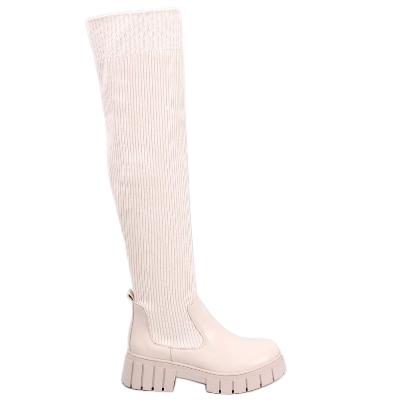 Stiefel mit flexiblem Obermaterial Rozier Beige