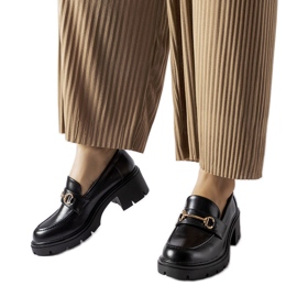 Schwarze Fabrizio-Schuhe mit hohen Absätzen