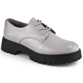 Sergio Leone W SK424B Oxford-Schuhe, grau