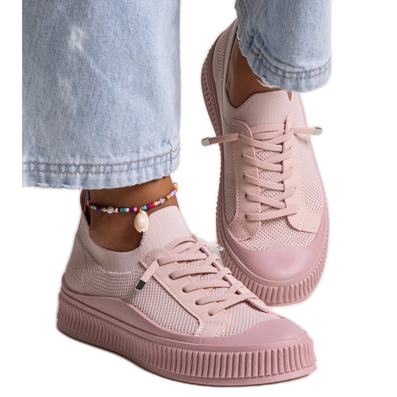 Beigefarbene Slip-On-Sneaker von Callimaco