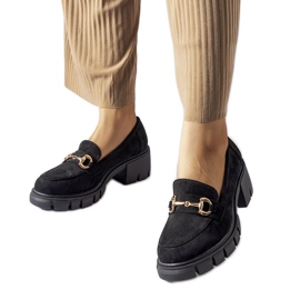 Schwarze Irmina-Schuhe mit hohen Absätzen