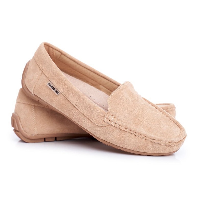 Evento Loafer für Damen Beige Wildleder Morreno