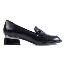 Schwarze, elegante Shelovet-Damenschuhe