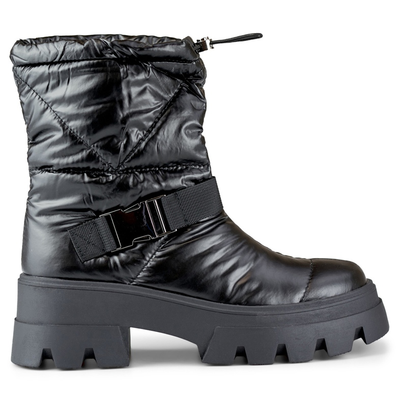 Schwarze Schneestiefel für Damen
