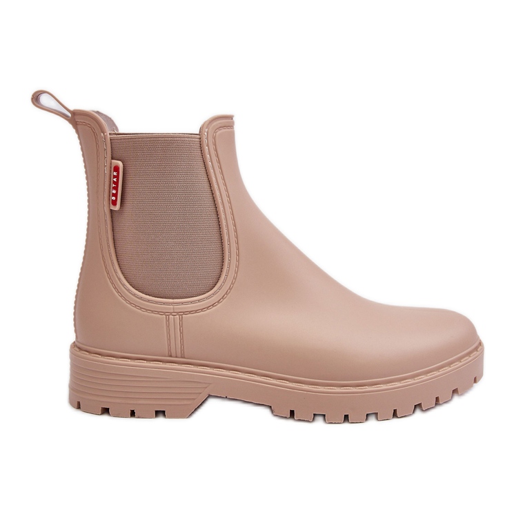 PS1 Beigefarbene, niedrige Damen-Gummistiefel von Birella