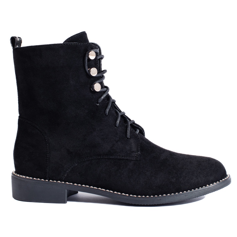 Shelovet Arbeitskleidung aus schwarzem Wildleder für Damen