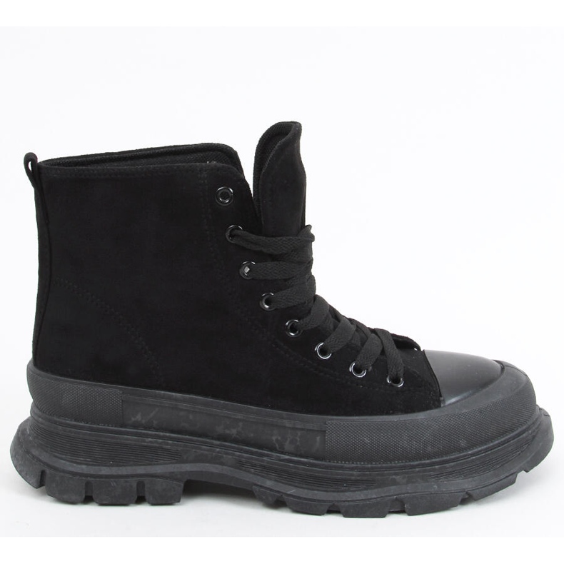 Knöchelturnschuhe für Damen von Yara Black schwarz