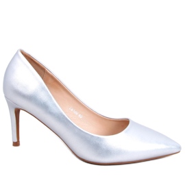 Klassische Shannon Silver Heels silber-
