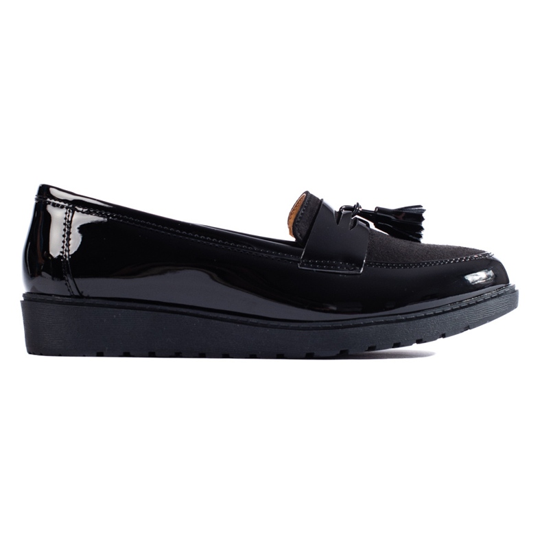 Shelovet-Plateau-Loafer schwarz