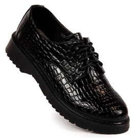 Lackierte Oxford-Damenschuhe, schwarz, T.Sokolski J23-324