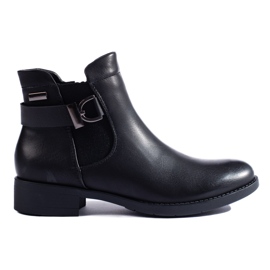 Schwarze Chelsea-Stiefel für Damen von Shelovet
