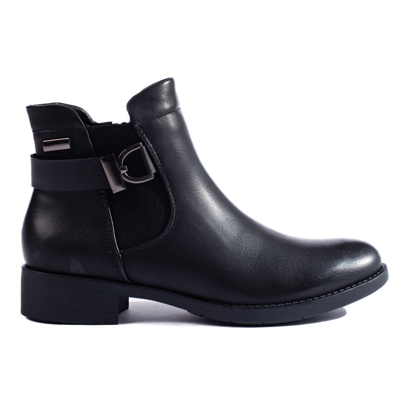 Schwarze Chelsea-Stiefel für Damen von Shelovet