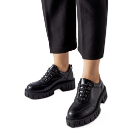 Schwarze massive klassische Severino-Schuhe