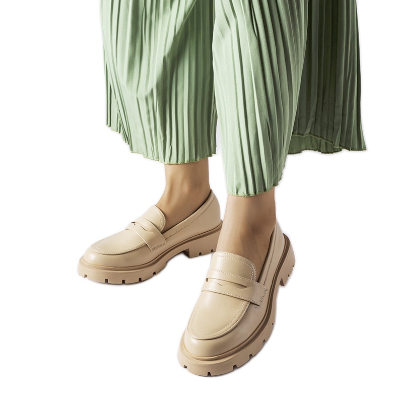 Beige elegante Puccianiello-Loafer