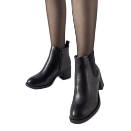 Schwarze Pacific-Stiefeletten