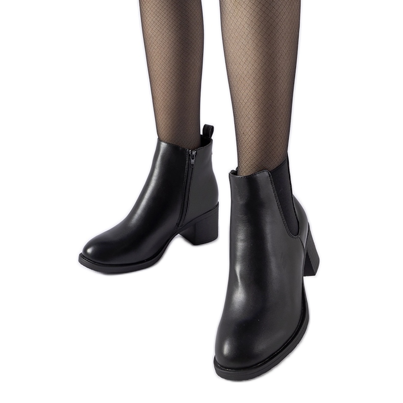 Schwarze Pacific-Stiefeletten