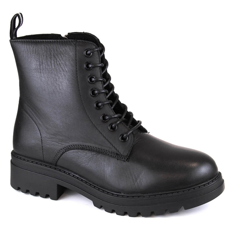 Damen-Lederstiefel, isoliert, schwarz, T.Sokolski Z23-317