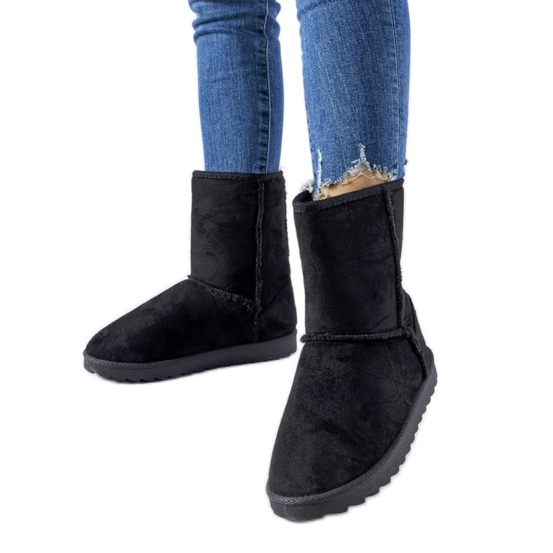 Schwarze, isolierte Schneestiefel von Egede