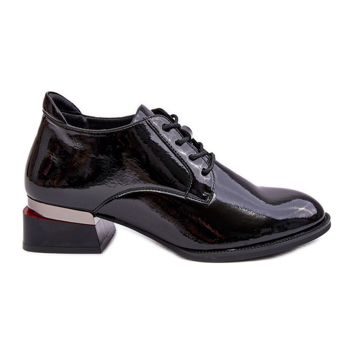 Vinceza Damen-Lacklederschuhe, schwarzes Banosa