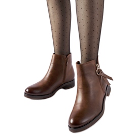 Braune isolierte klassische Corciano-Stiefeletten