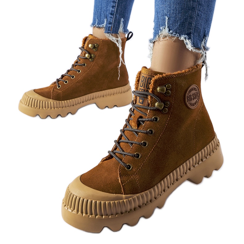 Braune Lederarbeiter Big Star KK274520