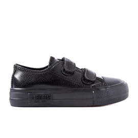 Schwarze Kinder-Sneaker Big Star KK374092