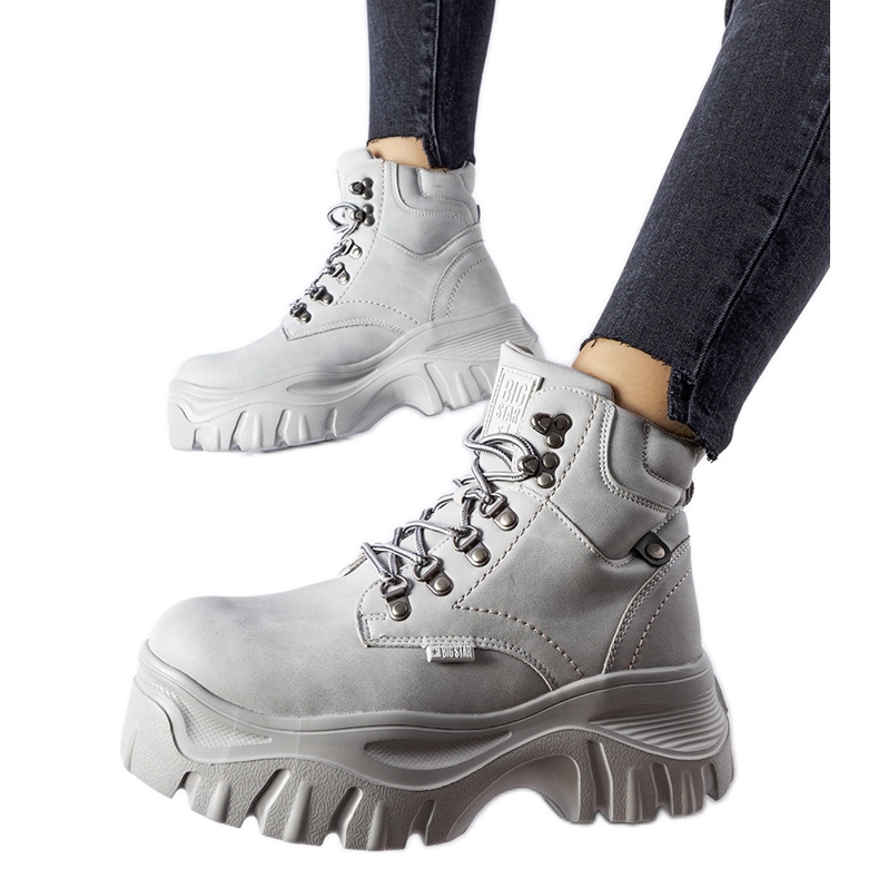 Graue Big Star Stiefel KK274367