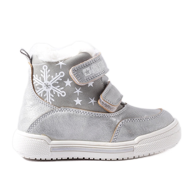 Big Star KK374190 Kinder-Schneestiefel silber-