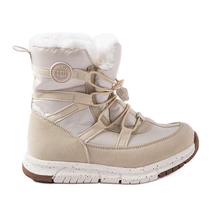 Beige Kinder-Schneestiefel Big Star KK374170