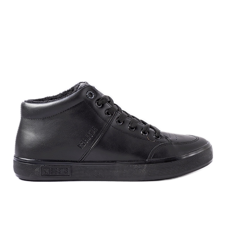Schwarze isolierte Herrenschuhe Big Star KK174348