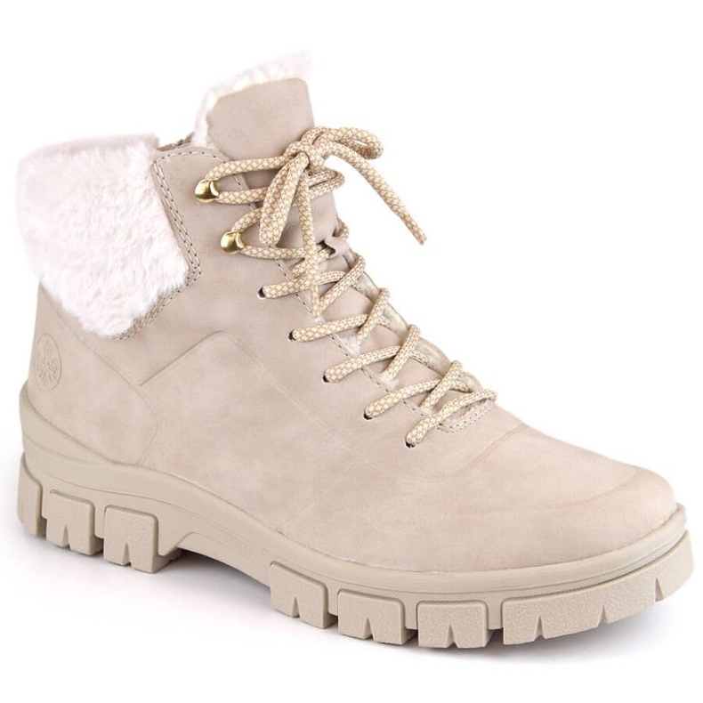 Bequeme isolierte Stiefeletten von Rieker, Beige