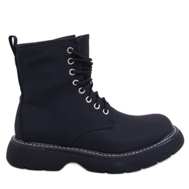 Peddy Schwarze Schnürstiefeletten